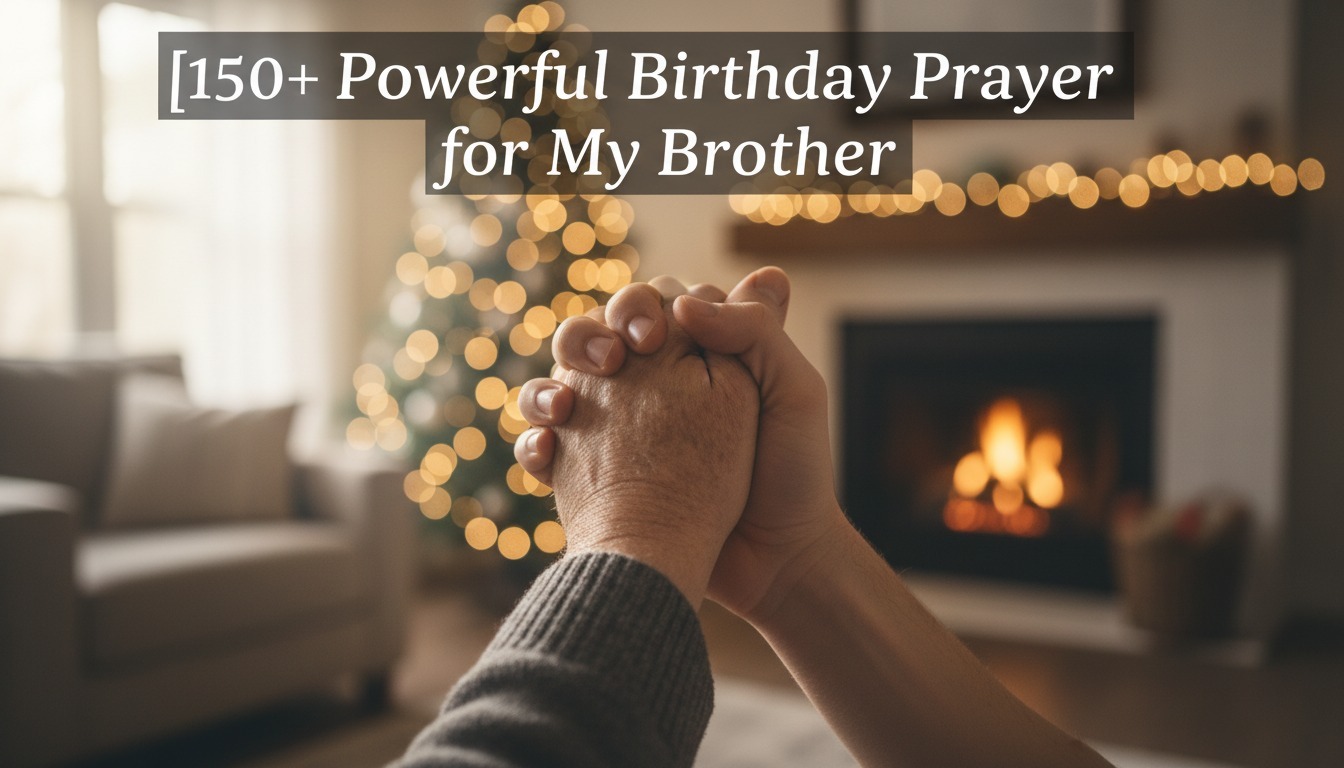 150+ Powerful Birthday Prayer for My Brother