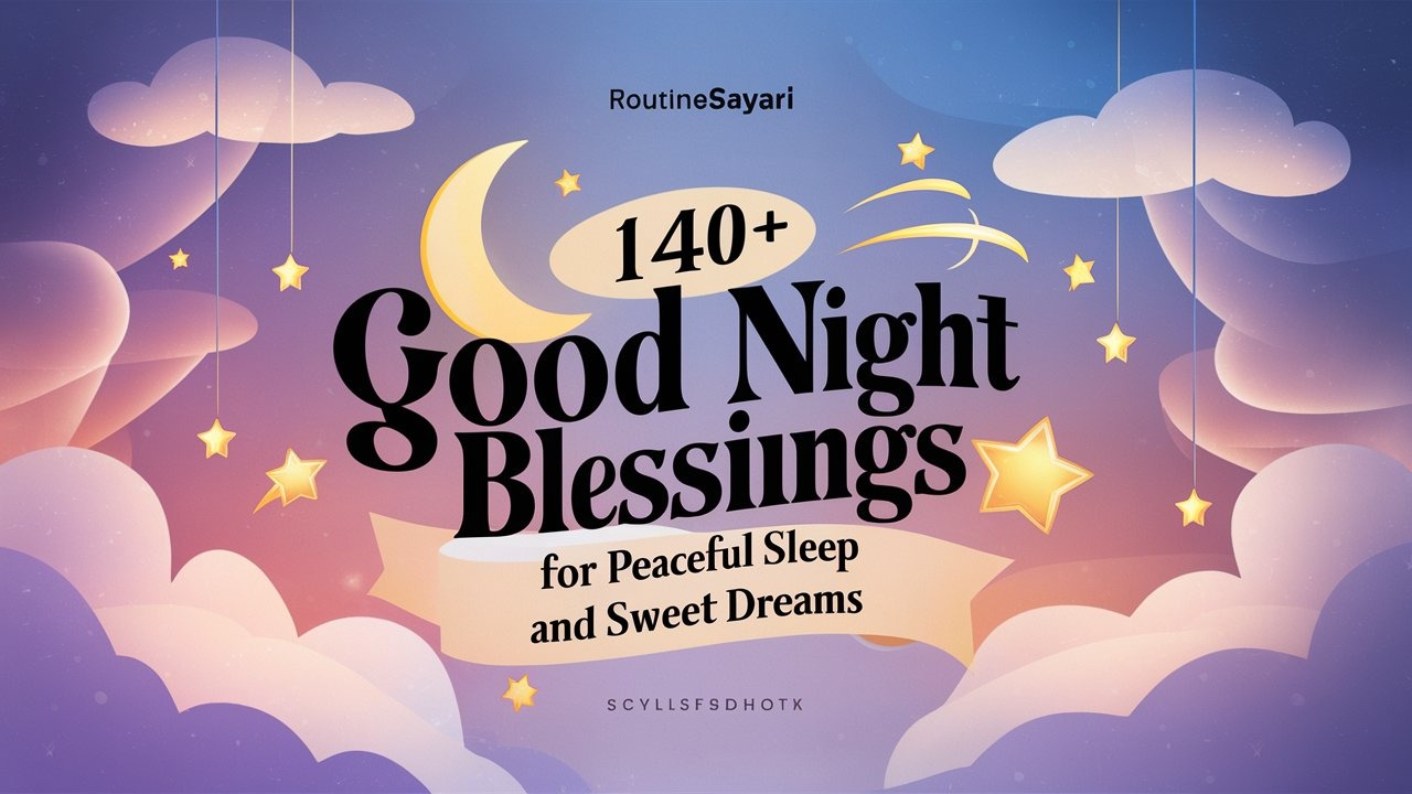 140+ Powerful Good Night Blessings for Peaceful Sleep and Sweet Dreams