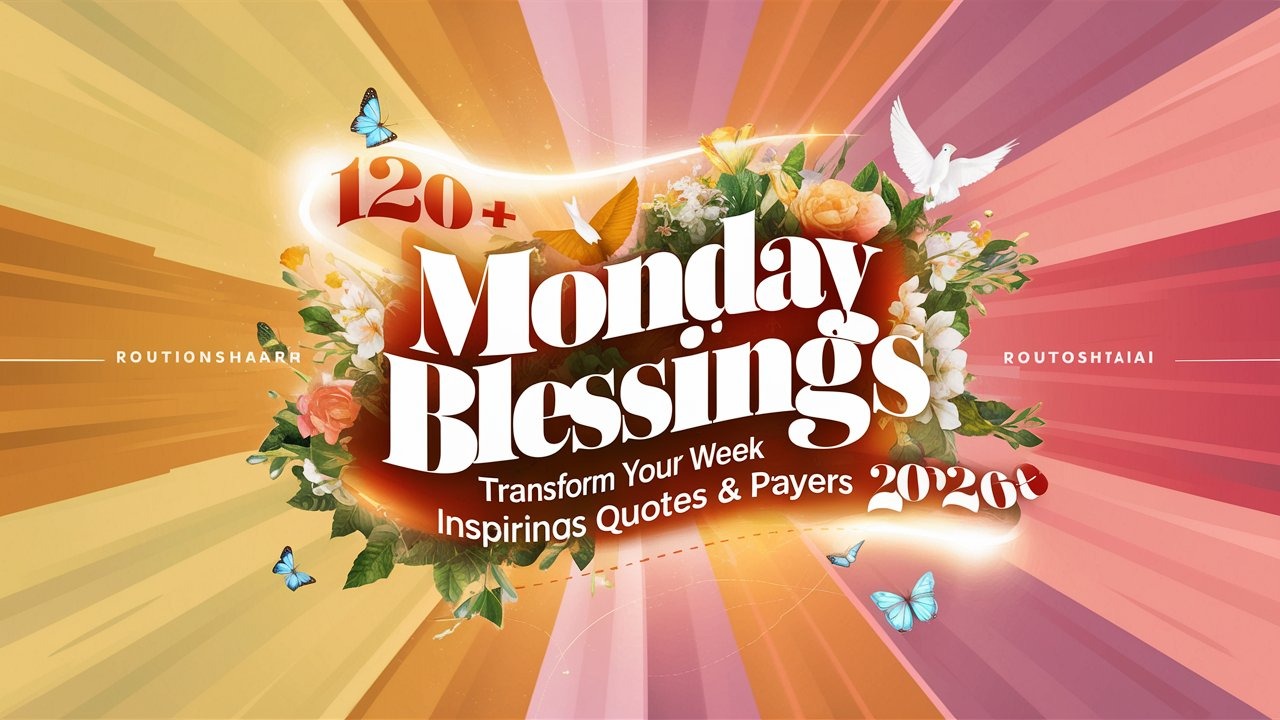 120+ Monday Blessings to Transform Your Week Inspiring Quotes & Prayers (2026)