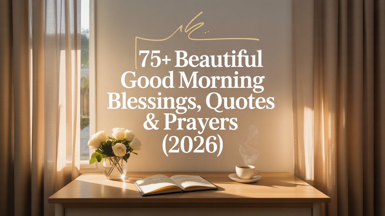75+ Beautiful Good Morning Blessings, Quotes & Prayers (2026)