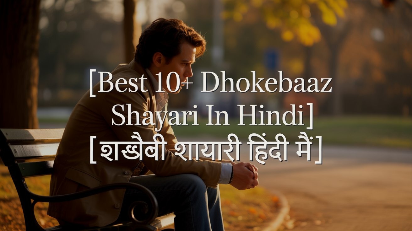 Best 10+ Dhokebaaz Shayari in Hindi | धोखेबाज शायरी हिंदी में