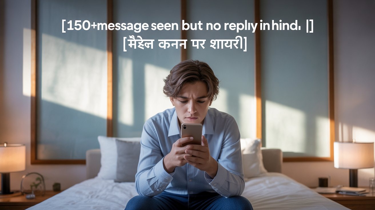 150+ Message Seen But No Reply Shayari In Hindi || मैसेज ना करने पर शायरी