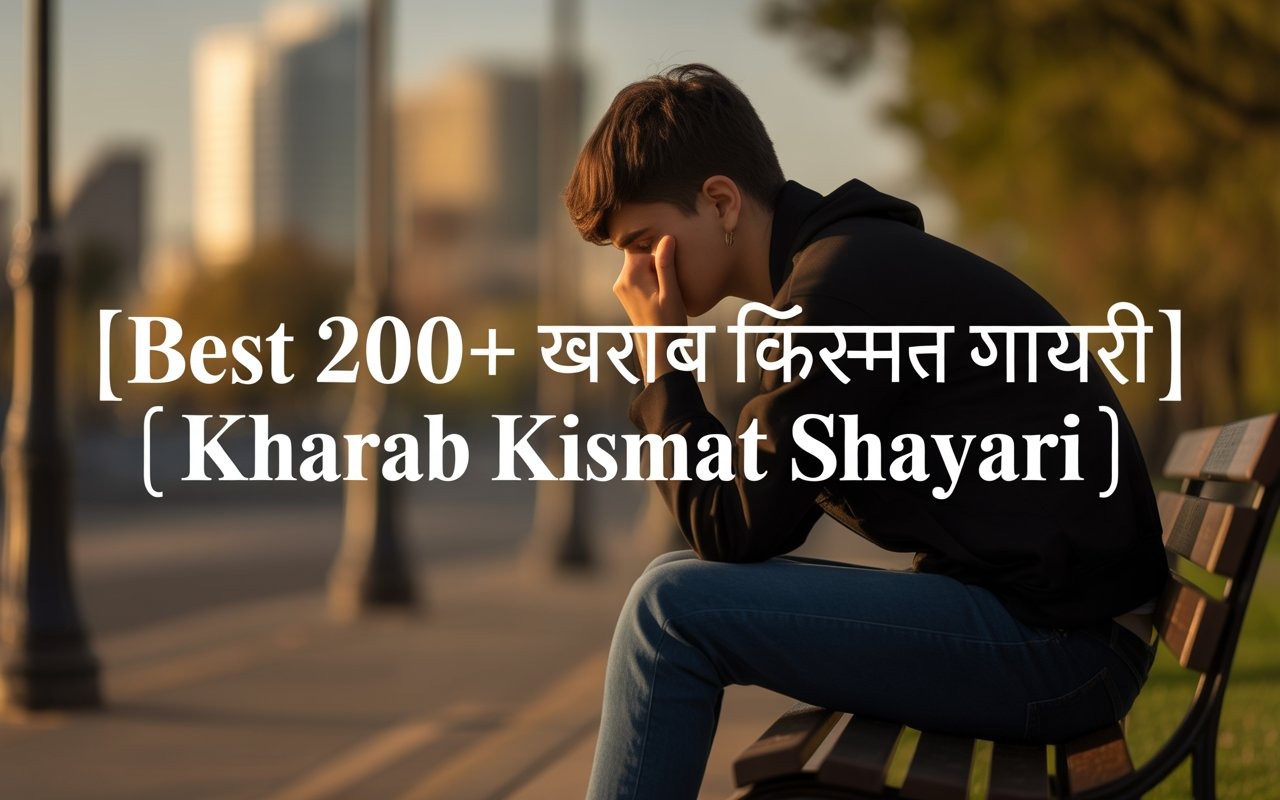 Best 200+ खराब किस्मत शायरी | Kharab kismat shayari