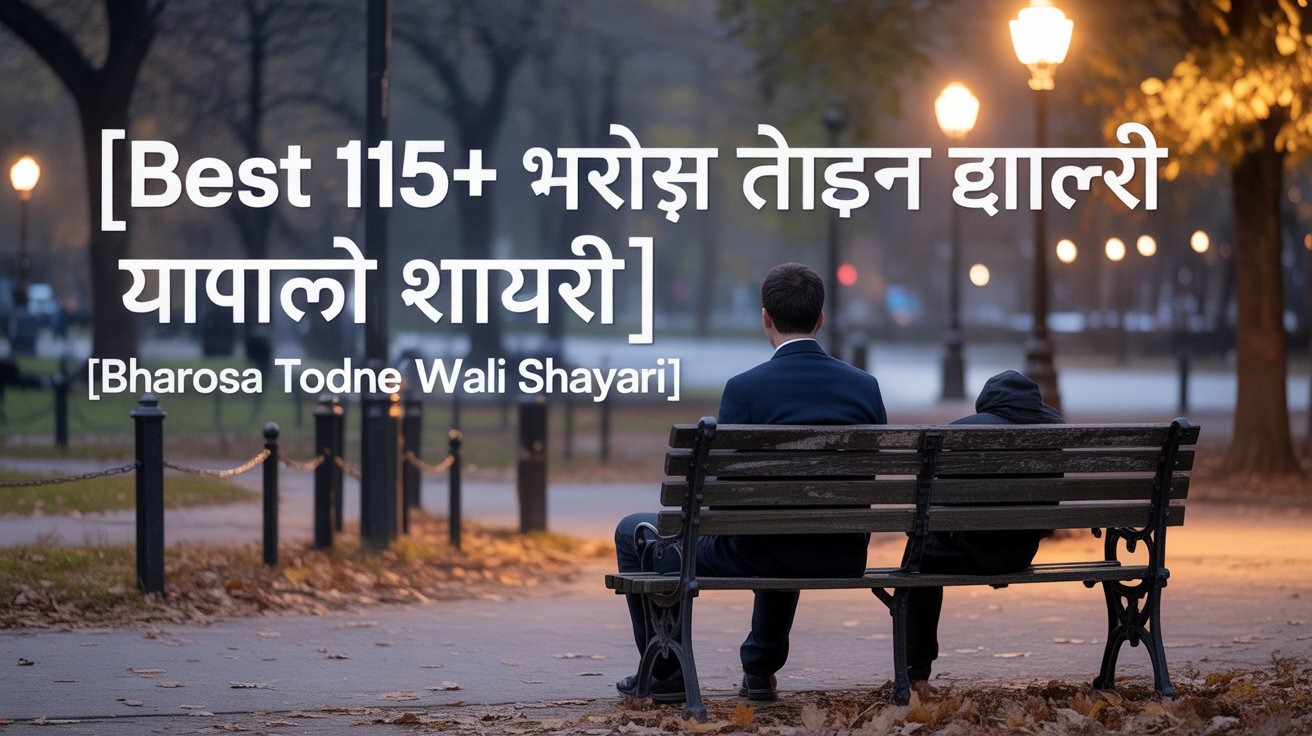 Best 115+ भरोसा तोड़ने वाली शायरी | Bharosa Todne Wali Shayari