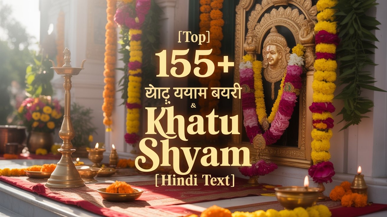Top 155+ खाटू श्याम बाबा शायरी हिंदी | Khatu shyam shayari hindi text