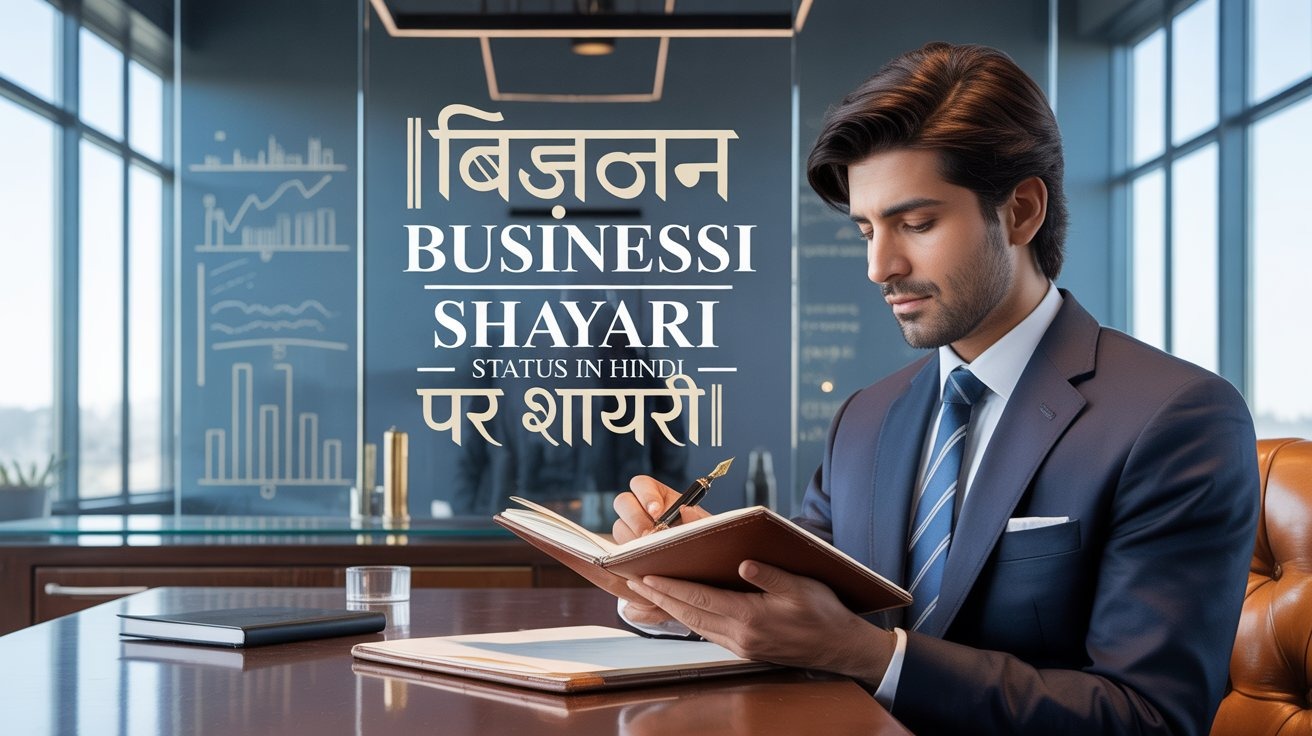 बिज़नस शायरी | Business Shayari Status in Hindi | व्यापार पर शायरी