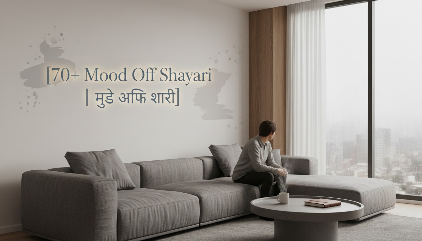 70+ Mood Off Shayari | मूड ऑफ शायरी
