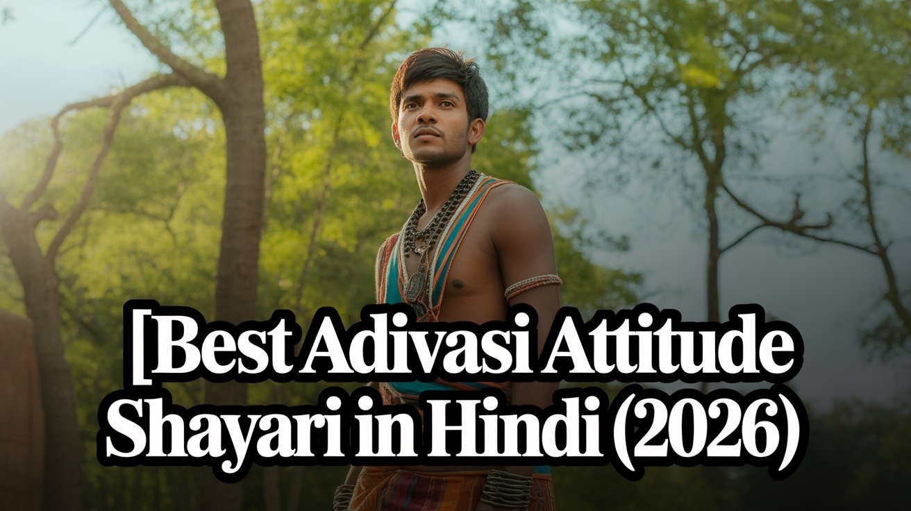 Best Adivasi Attitude Shayari in Hindi (2026)