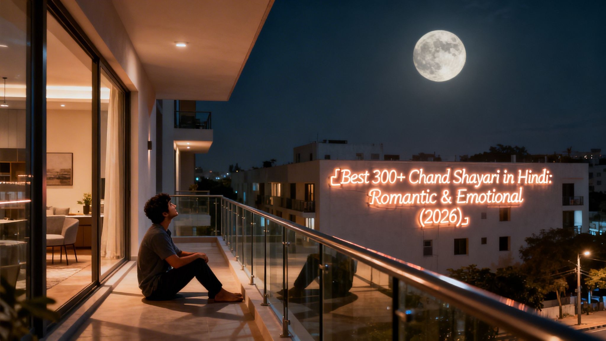 Best 300+ Chand Shayari in Hindi: Romantic & Emotional (2026)