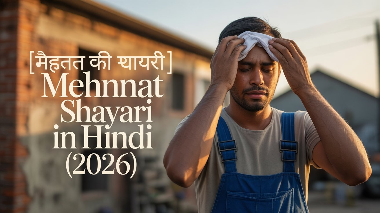मेहनत की शायरी | Mehnat Shayari in Hindi (2026)