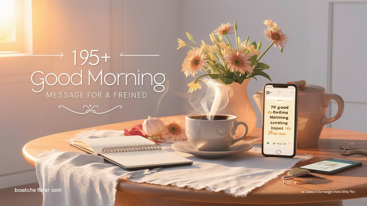 195+ Good Morning Messages for a Friend