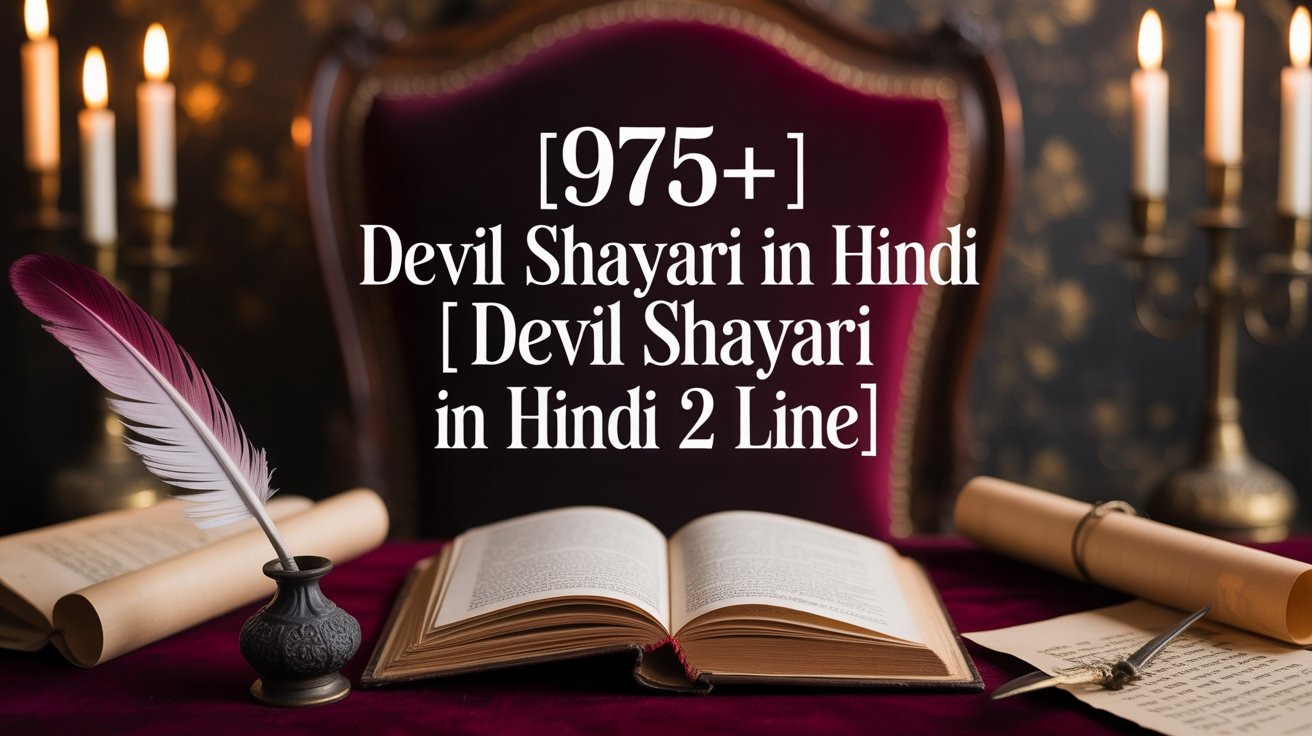 975+ Devil Shayari In Hindi | Devil Shayari in Hindi 2 Line
