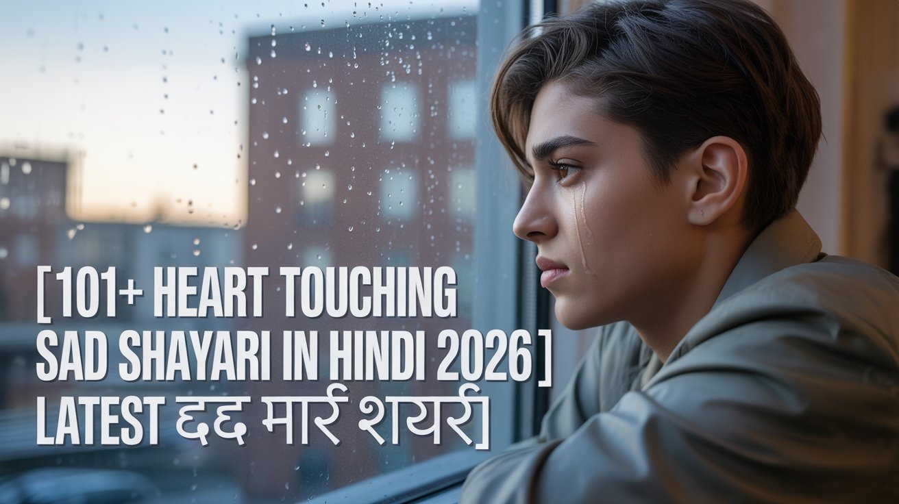 101+ Heart Touching Sad Shayari in Hindi 2026 | Latest दर्द भरी शायरी”