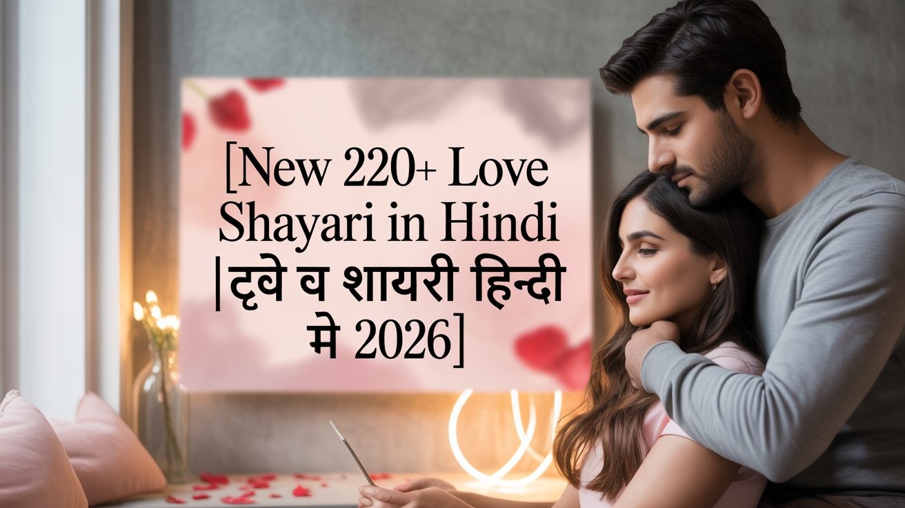 New 220+ Love Shayari In Hindi | टॉप लव शायरी हिन्दी मे 2026