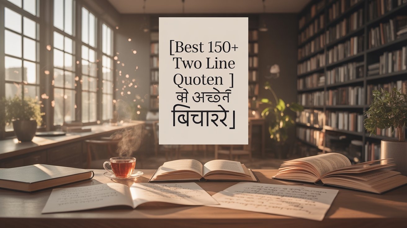 Best 150+ Two line quotes in hindi | दो लाइन के अच्छे विचार।