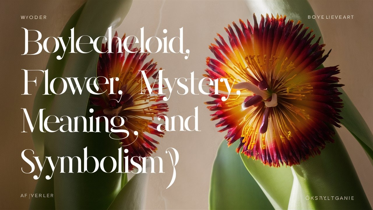 Boylecheloid Flower: Mystery, Meaning, and Symbolism
