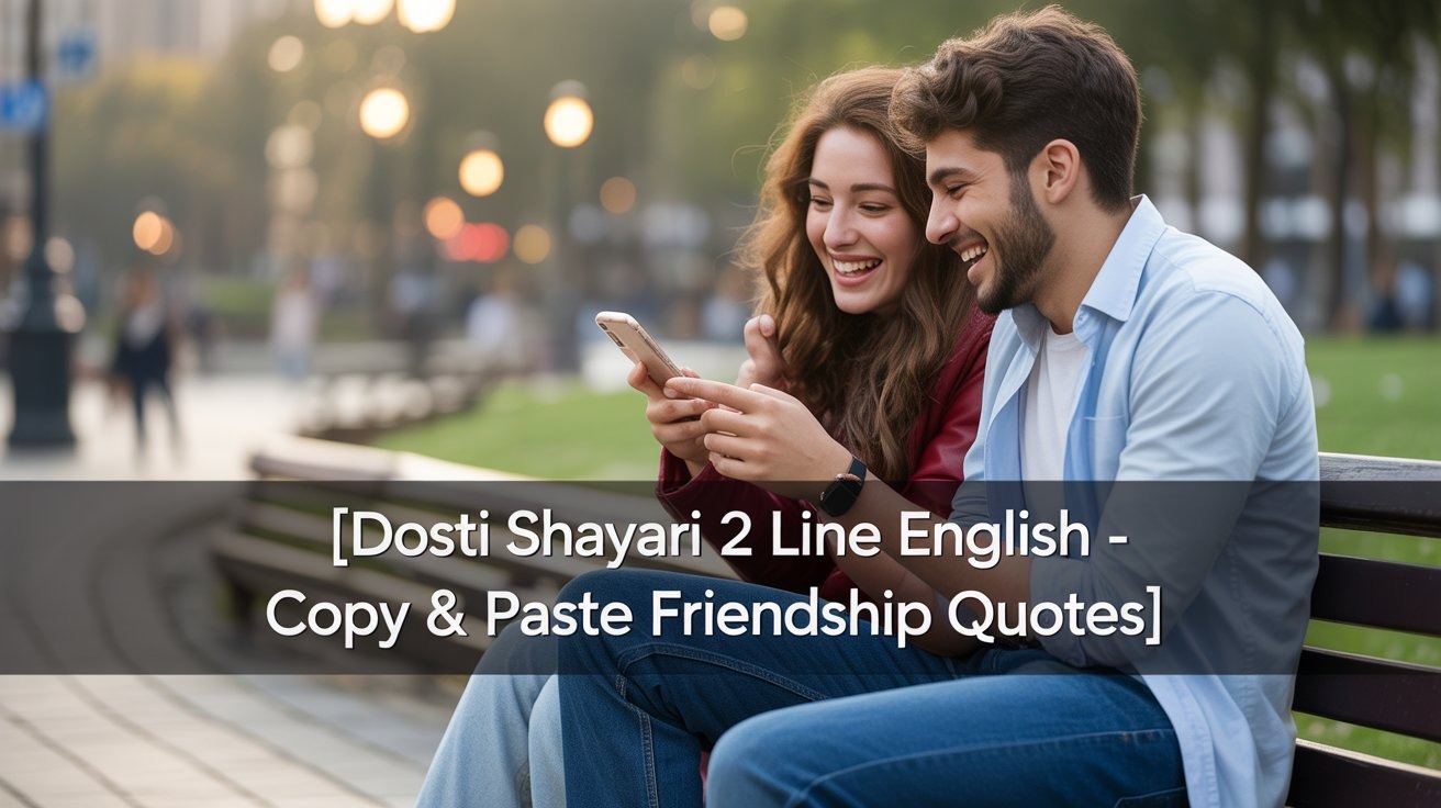 Dosti Shayari 2 Line English – Copy & Paste Friendship Quotes