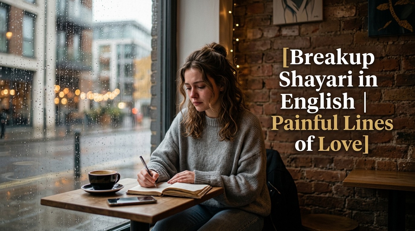 Breakup Shayari in English | Painful Lines of Love