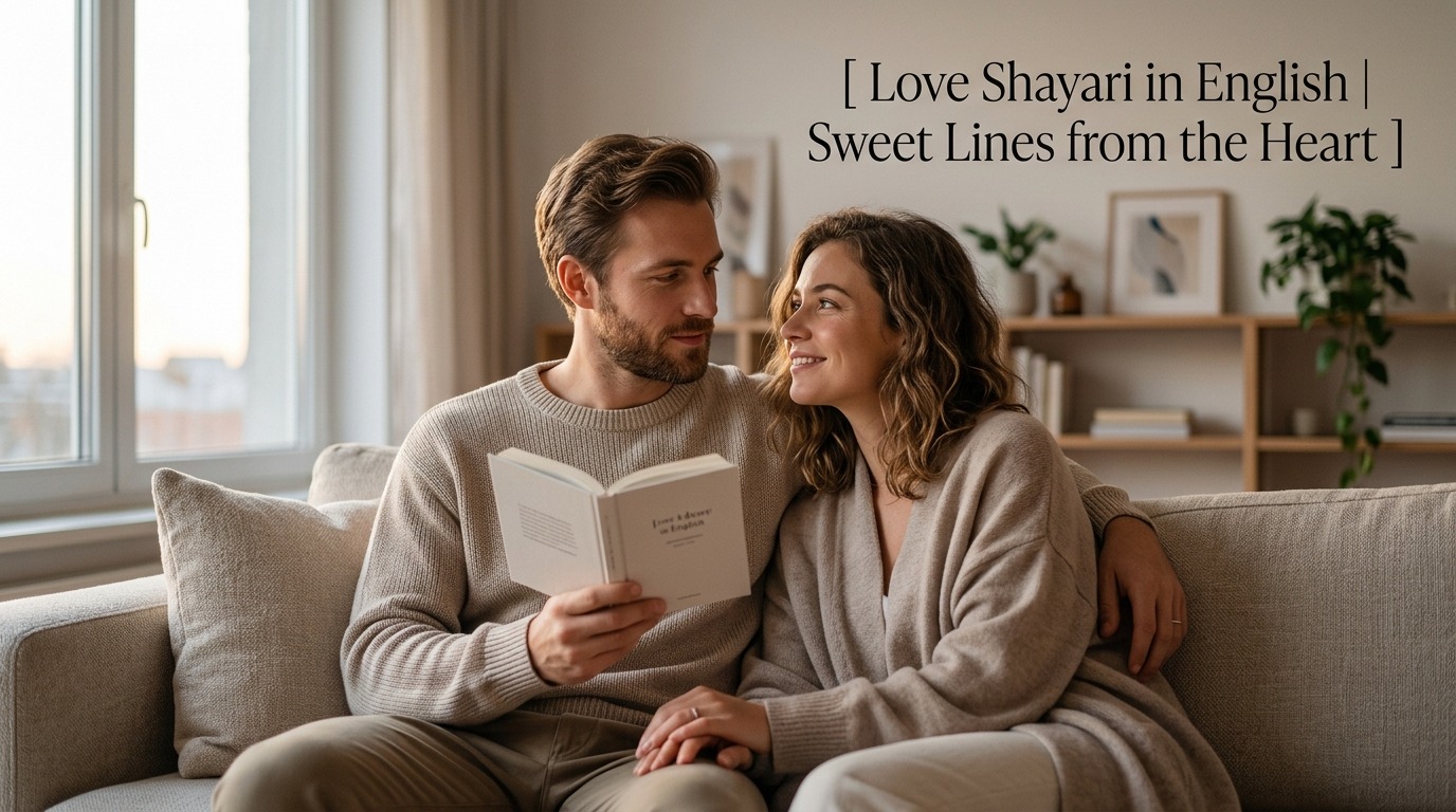 Love Shayari in English | Sweet Lines from the Heart
