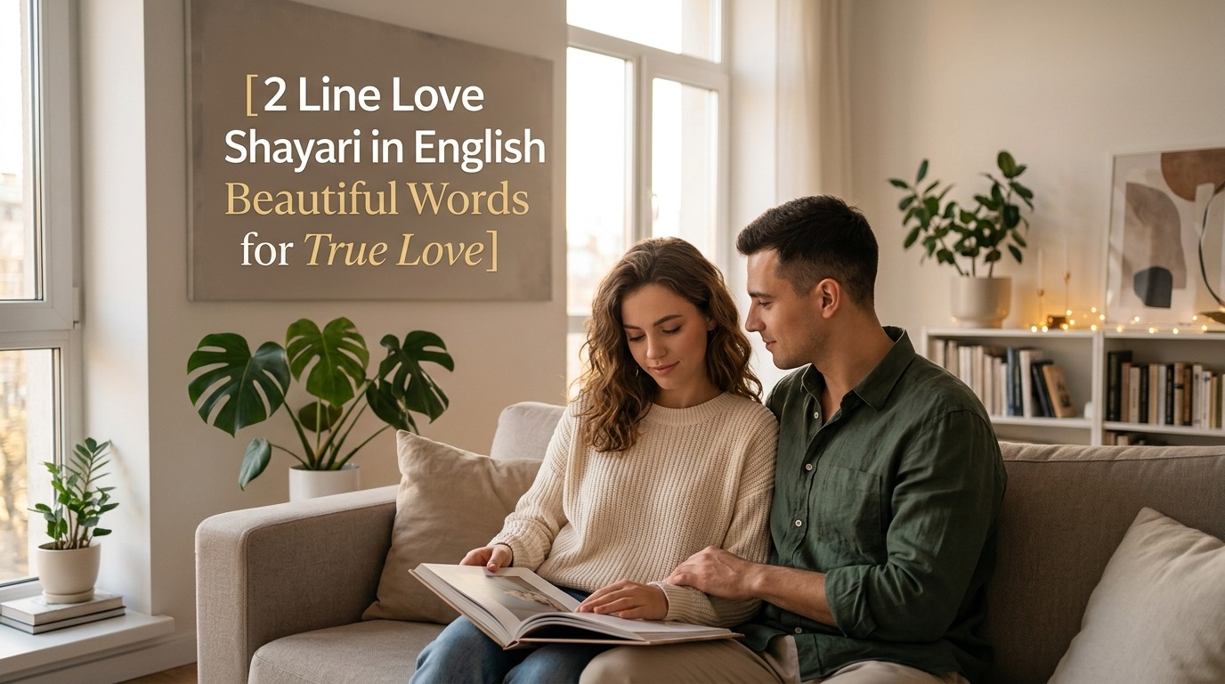 2 Line Love Shayari in English Beautiful Words for True Love