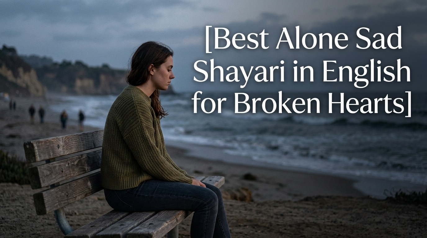 Best Alone Sad Shayari in English for Broken Hearts