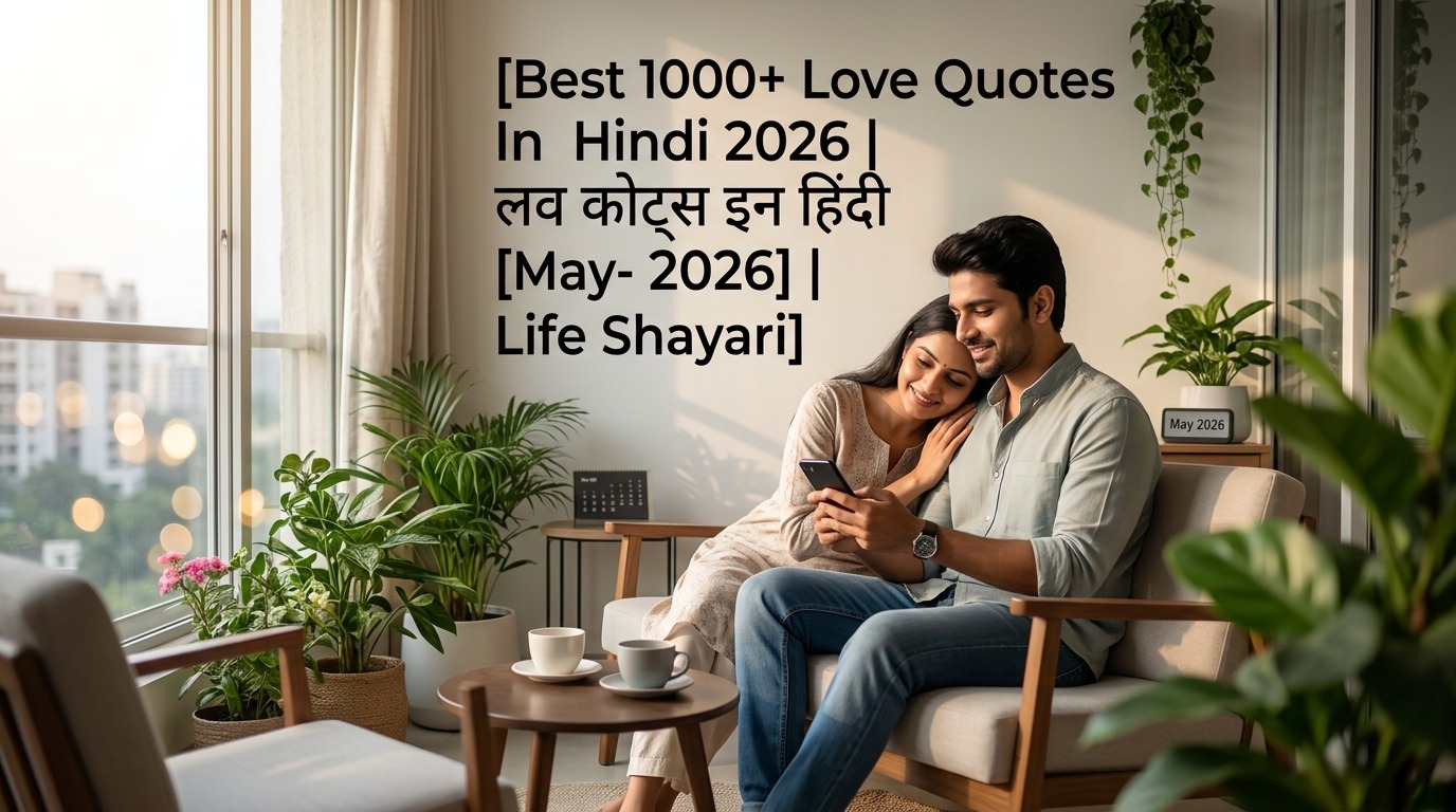 Best 1000+ Love Quotes In Hindi 2026 | लव कोट्स इन हिंदी [May- 2026] | Life Shayari