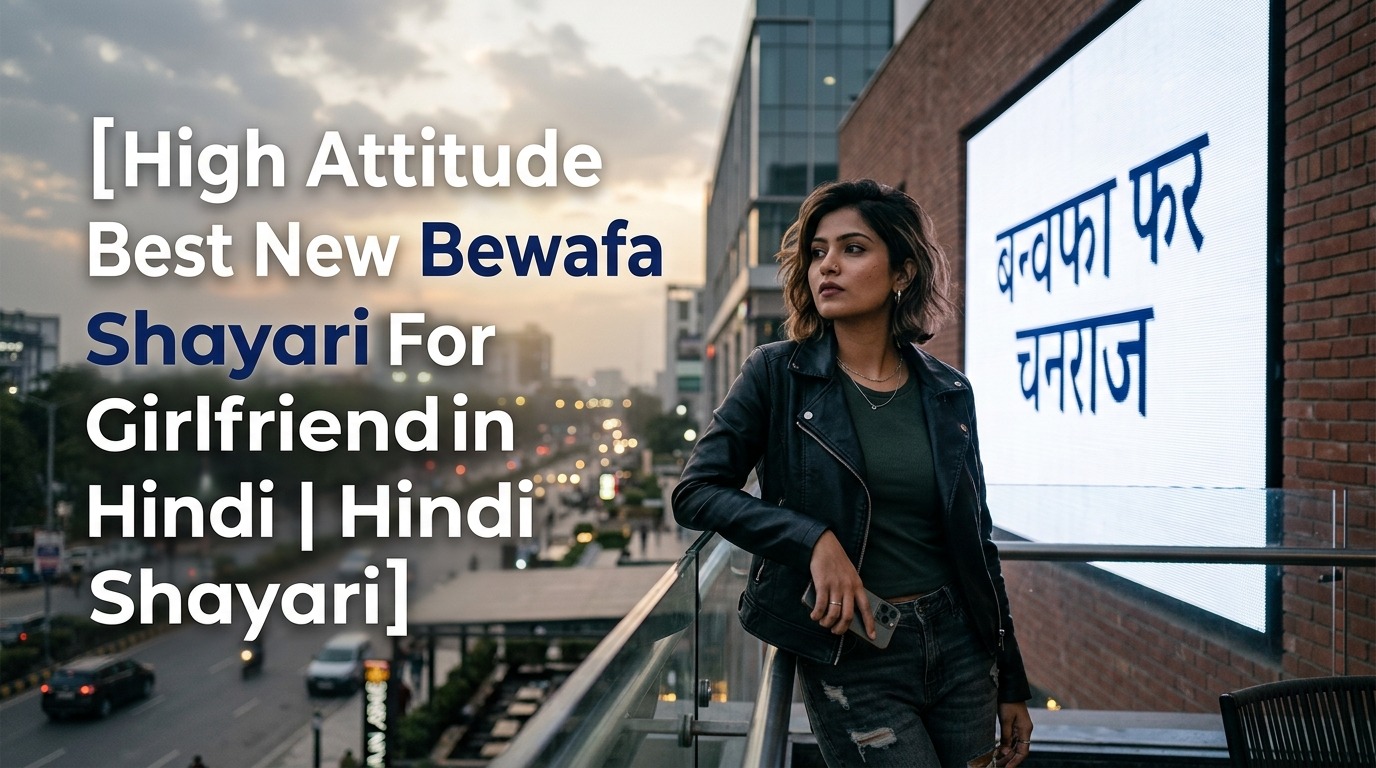 High Attitude Best New Bewafa Shayari For Girlfriend in Hindi | Hindi Shayari