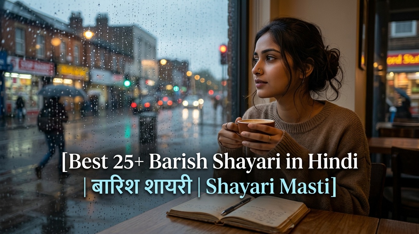 Best 25+ Barish Shayari in Hindi | बारिश शायरी | Shayari Masti