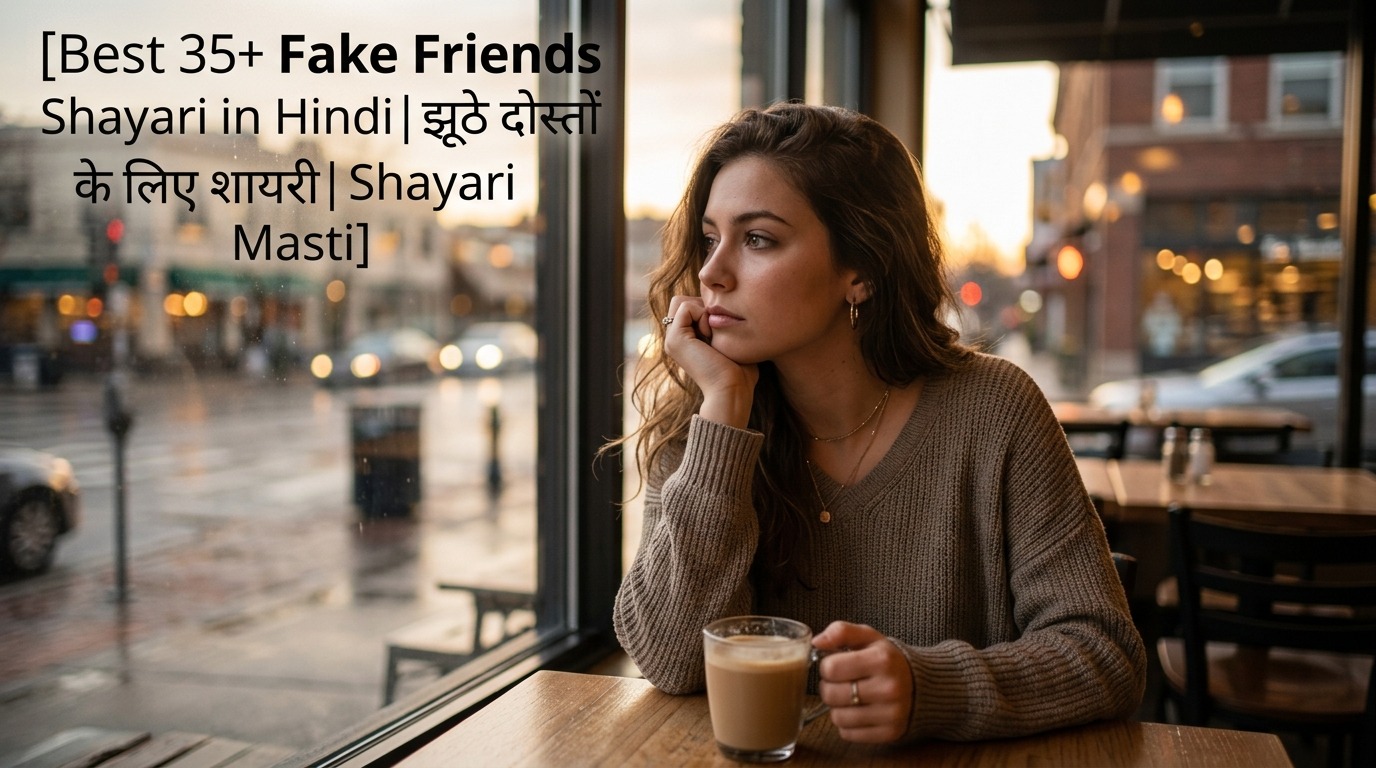 Best 35+ Fake Friends Shayari in Hindi | झूठे दोस्तों के लिए शायरी | Shayari Masti