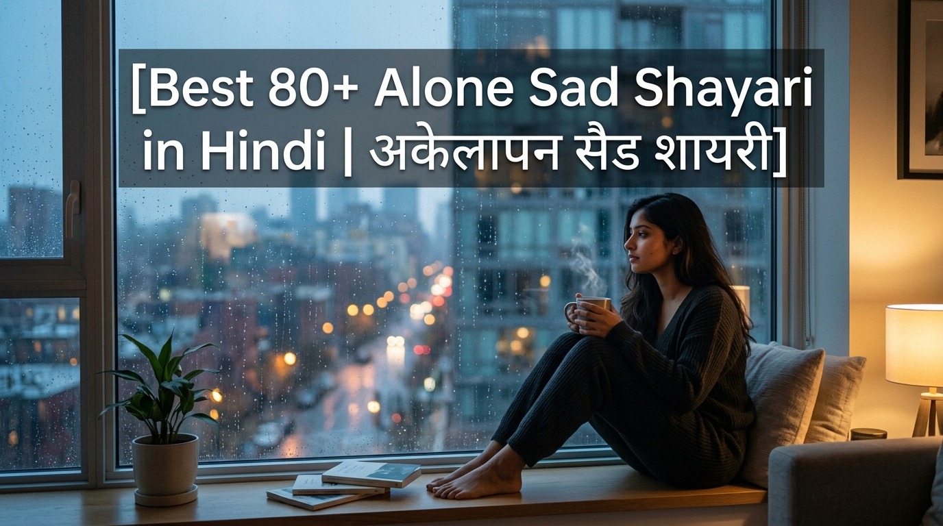 Best 80+ Alone Sad Shayari in Hindi | अकेलापन सैड शायरी